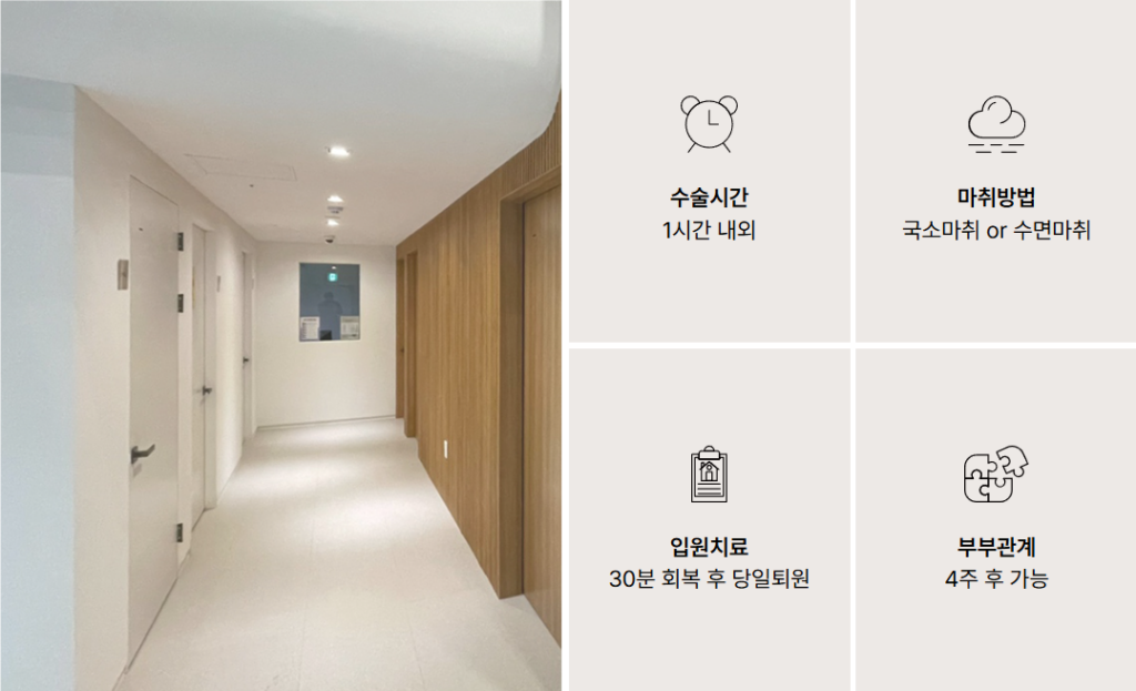 음핵성형 수술 안내사항