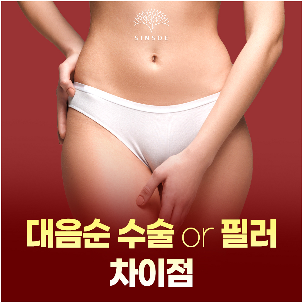대음순수술 or 대음순필러 차이점, 어떤 선택이 더 적합할까?