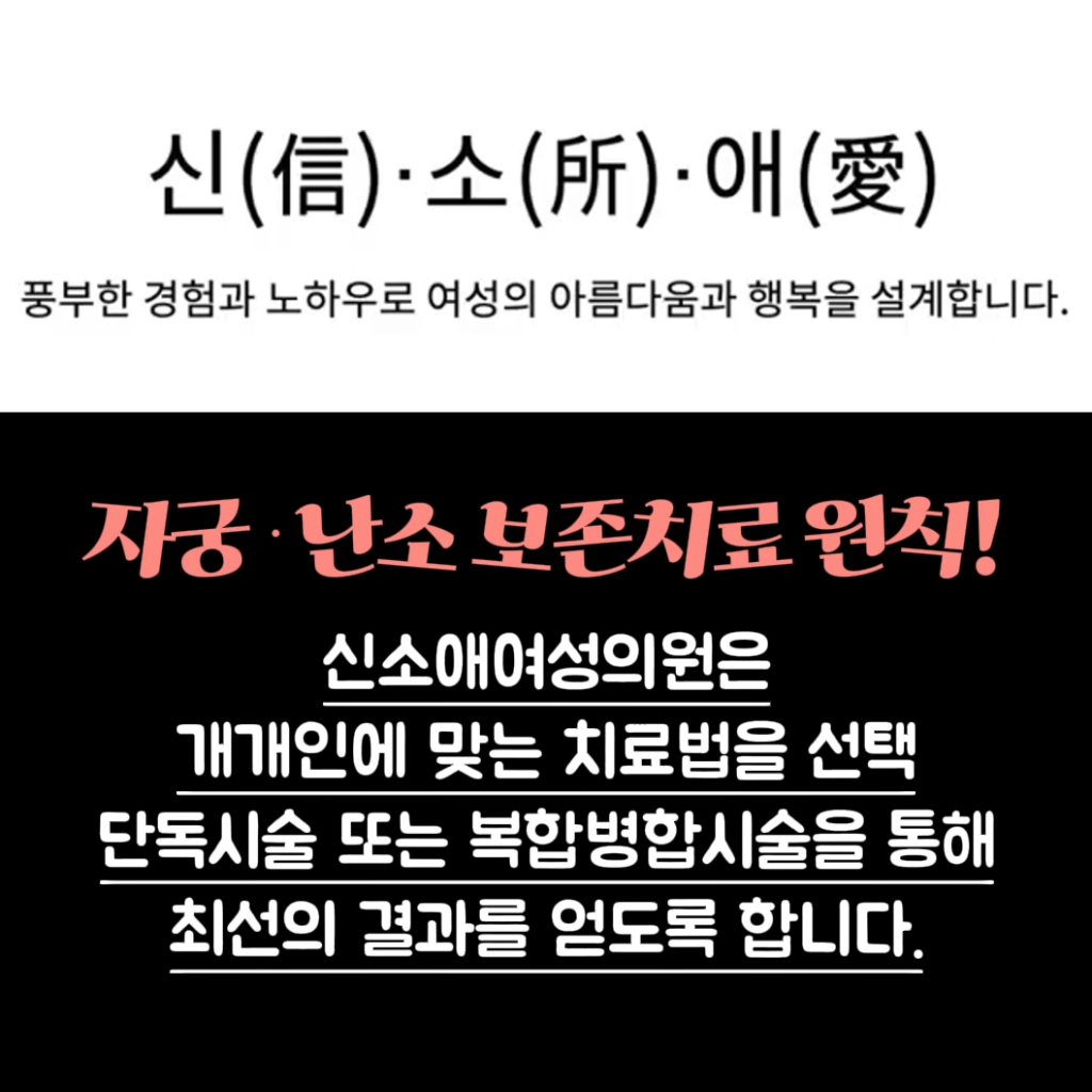 신소애의 자궁근종 보존 치료 원칙