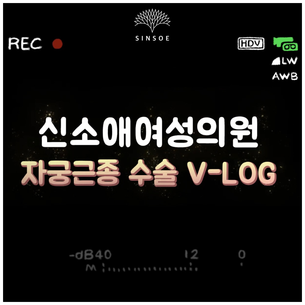 자궁근종수술후기 브이로그 : 신소애여성의원 자궁난소보존클리닉